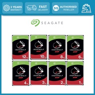 Seagate Ironwolf 3.5" NAS Hard Disk (HDD) / SATA Internal Hard Drive (1TB/2TB/3TB/4TB/6TB/8TB/10TB/1