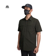 KEMEJA RIGI Men's Short Shirt Tactical Outdoor Quickdry Despo Stretch Cool Stretchy Breathable Thick