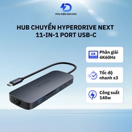 Hyperdrive next 11in1 port converts USB-C port to HDMI USB-A Micro SD 3.5mm port