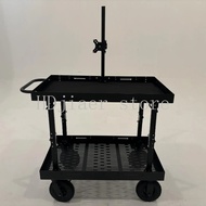 Professional film and television director's car, lightweight shelf, photography equipment, monitor c