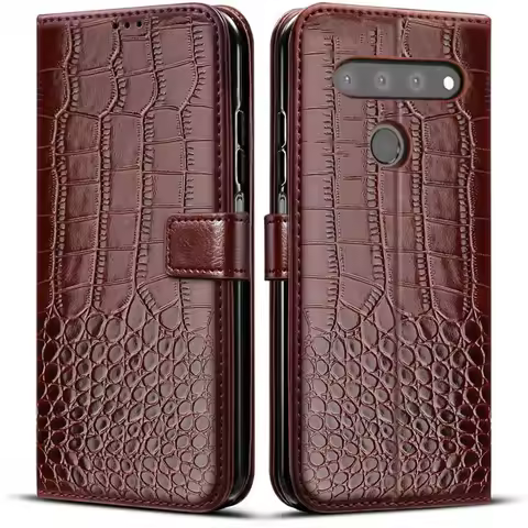 Flip Leather Case For LG V20 V30 V40 V50 V60 ThinQ Q6 Q7 G8 G7 G4 G5 G6 Plus G8X V50S Stylo 5 4 3 2 