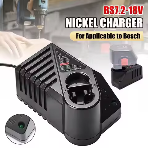 Charger For Bosch Ni-CD Ni-MH Battery Electrical Drill 7.2V 9.6V 12V 14.4V Battery GSR7.2 GSR9.6 GSR