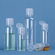 Set Of 10 Pop-Up Pet Plastic Bottles [5ml-100ml] Hand Sanitizer, Shampoo, Shower Gel Extract