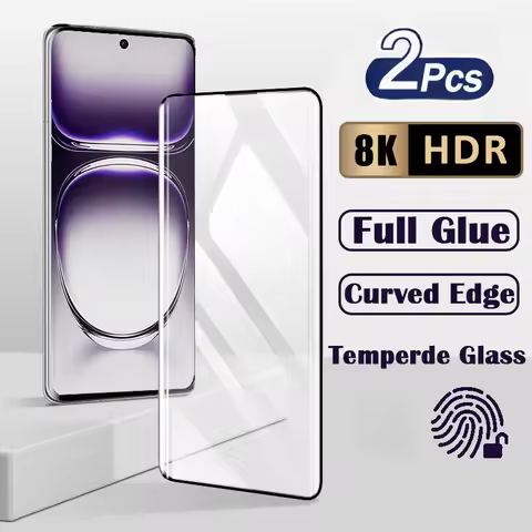 3D Curved Tempered Glass For Oppo Reno 12 11 10 9 8T 5G Screen Protectors For Oppo A1 A2 F27 Pro Plu