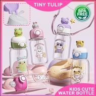 TINY TULIP Sanrio Cartoon Water Bottle Kids With Straw Strap (600ml) AC-381