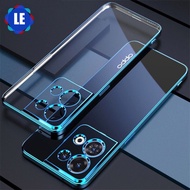 Casing OPPO Reno 8Z 5G / OPPO Reno 8 5G / OPPO Reno 8 Pro 5G / OPPO Reno 7Z 5G Luxury Electroplating Transparent Soft TPU Phone Case Clear Mobile Phone Case