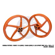HONDA FUTURE WAVE 110 NEW WAVE110 DASH 125 FI DASH NEW DASH-II DASH125FI SPORT RIM 5LEG SPORTRIM 5 K