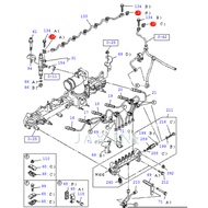 Isuzu Engine 4HK6HK6UZ1 Fuel Injector Back Oil Pipe Copper Gasket 8-98065992-0、8980797550Hitachi Res