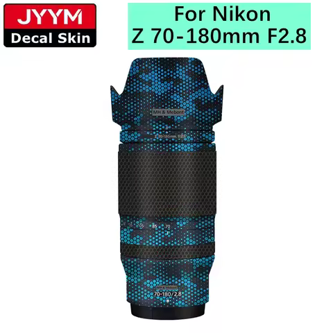 Customized Sticker For Nikon Z 70-180mm F2.8 Lens Decal Skin Vinyl Wrap Protective Film Coat Z 70-18