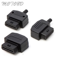 Women Connector Enclosure Universal OBDII OBD2 16Pin Female Connector OBD II Female Plug Adapter OBD
