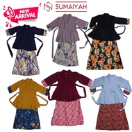 Baju Kurung Kebaya Peplum Baby dan budak perempuan