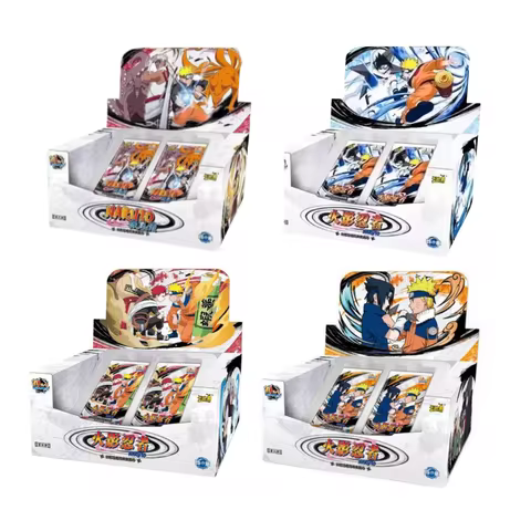 KAYOU Naruto Card Uzumaki Naruto Uchiha Sasuke Kakashi Haruno Sakura Anime Box Blind Box Collection 