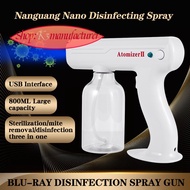 ❀ 800ML Wireless Atomizer Blue Light Nano Spray Gun Fogging Machine 消毒枪及消毒水 5L Sihat Virucidal Disinfectant
