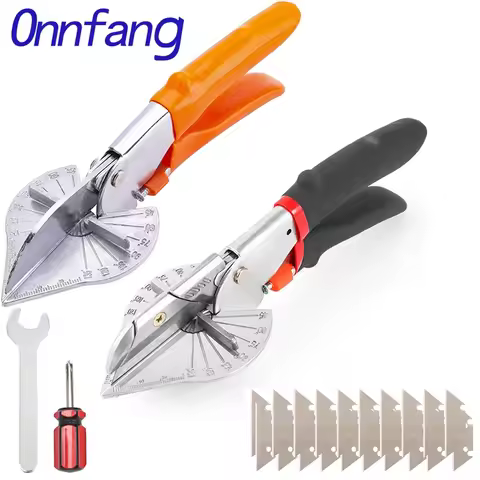 Onnfang 45-135 Degree Angle Shear Scissors Suit Stainless steel Angle Scissors Plastic Pipe Hose Sci