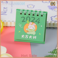 [A Peassion]💖[HOT SALE]🎈🎈 New 2024 Mini Desk Calendar Office School Supplies Calendar Desk Calendar Monthly Planner Desk Accessories Decor Record