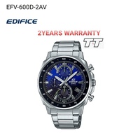 [2YEARS WARRANTY] Original Edifice EFV-600D-2AV Youth Men Chronograph EFV-600D-2A EFV-600D EFV600D-2