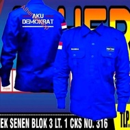 kemeja Demokrat baju Demokrat seragam Demokrat kemeja partai Demokrat baju partai Demokrat seragam p