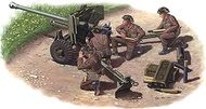 Rich Model RC35042 1/35 British Army QF 6lb Anti-Tank Gun 57mm 4 British Artillery Plastic Model