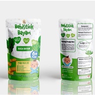 Bebistick Spinach BB BOOSTER Organic Baby / 6 Month Baby Biscuits Anti GTM / 6 Month MPASI Snack