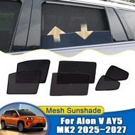 For Aion V AY5 MK2 2025 2026 2027 Custom Car Mesh Sunshade Window Magnetic Sunscreen Sun Visor Priva