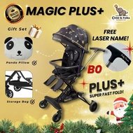 【Magic Plus】Child & Folks 360 Baby Light Weight Cabin Travel Lightweight Trolley Wheels stroller bab