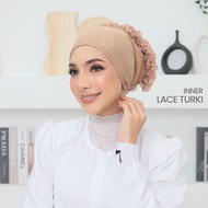 ALAYNA Inner Lace Turki | Scarf Anak Tudung Sanggul Bertali Skaf Volumnizer Rambut Lace Iner Cepol T