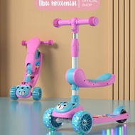 Ibumillenial Otoped Scooter Children's Toys 3-wheel Entry And Light Wheels On Strong Frame Durable ART G6A5