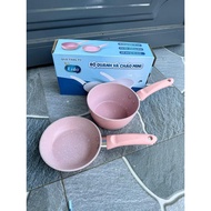 Mini non-stick pot and pan set 12cm