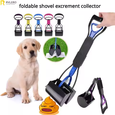 Feces Collector Foldable Shovel Excrement Collector Outdoor Dog Walking Clip Stool Apparatus Feces C