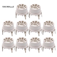 7Pin Plastic Vacuum Tube Socket Valve Base for B&W 6J1 6Z4 6X4 12AE6 6AT6 6BK6 12AV6 6AQ6 6J5 Hifi A