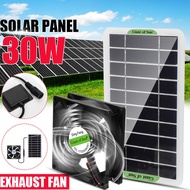 Solar Panel RV Solar Exhaust Fan Greenhouse Ventilator Solar Panel Chicken House Ventilator [geegoshop.sg]