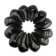 Golf 12pcs Thick Synthetic Leather Golf Iron Head Covers Set Headcover Fit All Brands Iron Set 5XFK
