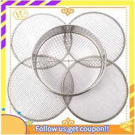 【W】Garden Potting Mesh Sieve Sifting Pan - Stainless Steel Mix Soil Filter 4 Sieve Mesh Filter(1/8In,1/4In,3/8In,And 1/2In)