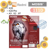 MOSS 111D Xiaomi Redmi Red Mi 9 A3 K20 K20 Pro S2 9T High Quality Clear Full Cover Tempered Glass Sc