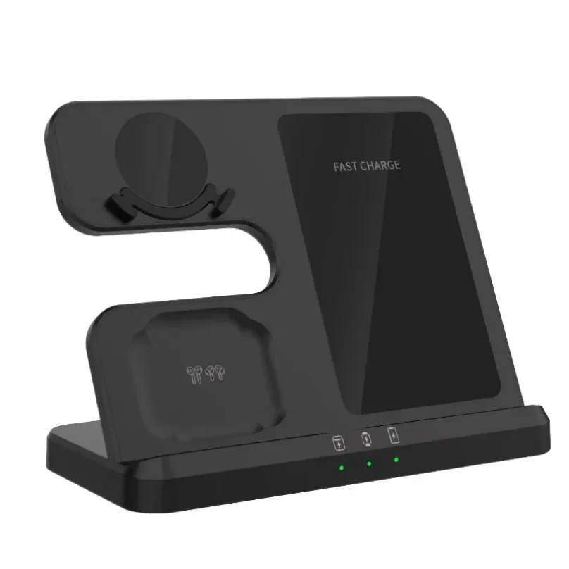 3 In 1 Wireless ChargerสําหรับSamsung S25 S24 Zพับ 5 4 3 S24 S23 Galaxyนาฬิกา 2-7 Active 2 หูฟังPro