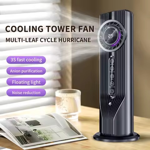 USB mini air cooler: nano spray humidification, water cooling, fast cooling, multi-speed timing, por