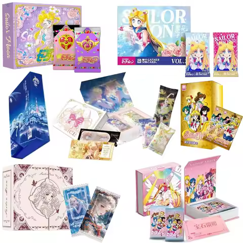 Sailor Moon Card 30th Anniversary Eternal Crystal Series Collection Cards Fantasy Magic Cards Flash 