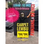 Carpet Lembu/cow rubbermat/lapik lori/karpet haiwan 52inci x 88inci; Tebal:: 20mm