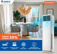 AC Gree Floor Standing Deluxe 5 PK 48STS(S) Seri STS(S) Pendingin 5PK 48STS Low Watt 48 STS Berdiri