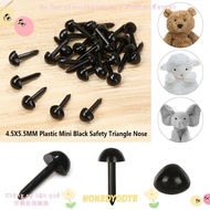 NONEDYODYE 100pcs/bag Safety Triangle Noses Accessories Plastic Mini 4.5X5.5MM