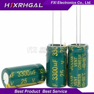 10PCS 25v3300uf 3300uf25v 13*26 25v 3300uf 13x26 Electro Electrolytic capacitor