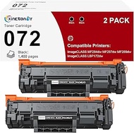 072 Black Toner Cartridge Compatible for Canon 072 Toner CRG072 Toner Work for Canon ImageCLASS MF28