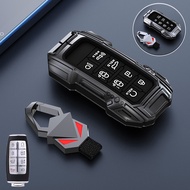 Zinc Alloy Silicone Car Key Fob Case Cover For Genesis GV80 G80 G70 GV70 -22
