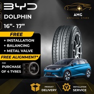 BYD DOLPHIN Tayar Kereta EV Car Tire (FREE INSTALLATION/DELIVERY) 16 17 Inch Yokohama Tyre