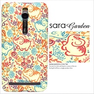 【Sara Garden】客製化 手機殼 Samsung 三星 A8Plus A8+ 2018 南洋 碎花 大象 保護殼 硬殼