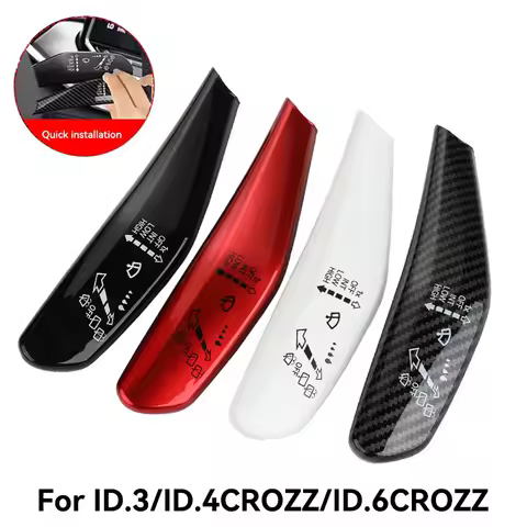 2X Car Wiper Switch Trim Steering Wheel Headlight Switch Control Cover Accessories for VW Volkswagen