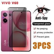 Privacy Tempered Glass For VIVO V60 Lite 4G 5G 2025 Camera Lens Screen Protector Glass For VIVOV60 V