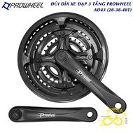 PROWHEEL Crankset AD43 28-38-48T 3-Stage Bicycle Crankshaft