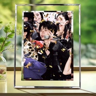Zhou Yiran Crystal Photo Frame Zhou Yiran Photo Girlfriends Friends Photo Birthday Gift Table Deskto