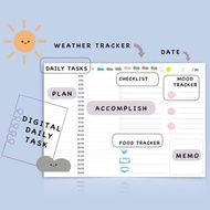 數碼 【電子手帳】每日任務 | 可打印 | GOODNOTES/NOTABILITY